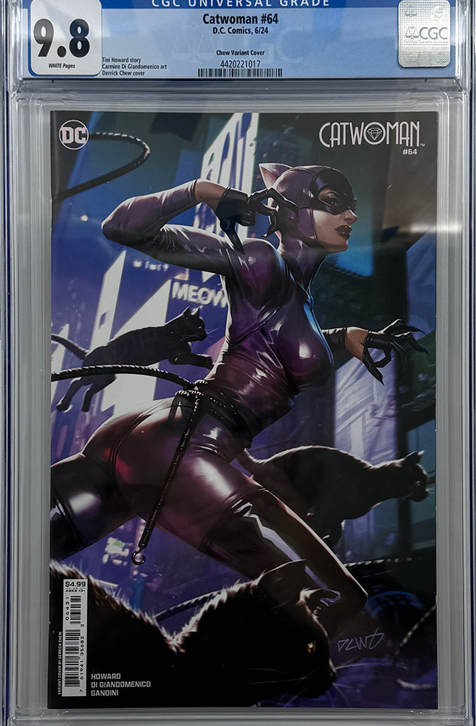 CATWOMAN #64 | CVR C DERRICK CHEW CARD STOCK VARIANT | CGC 9.8