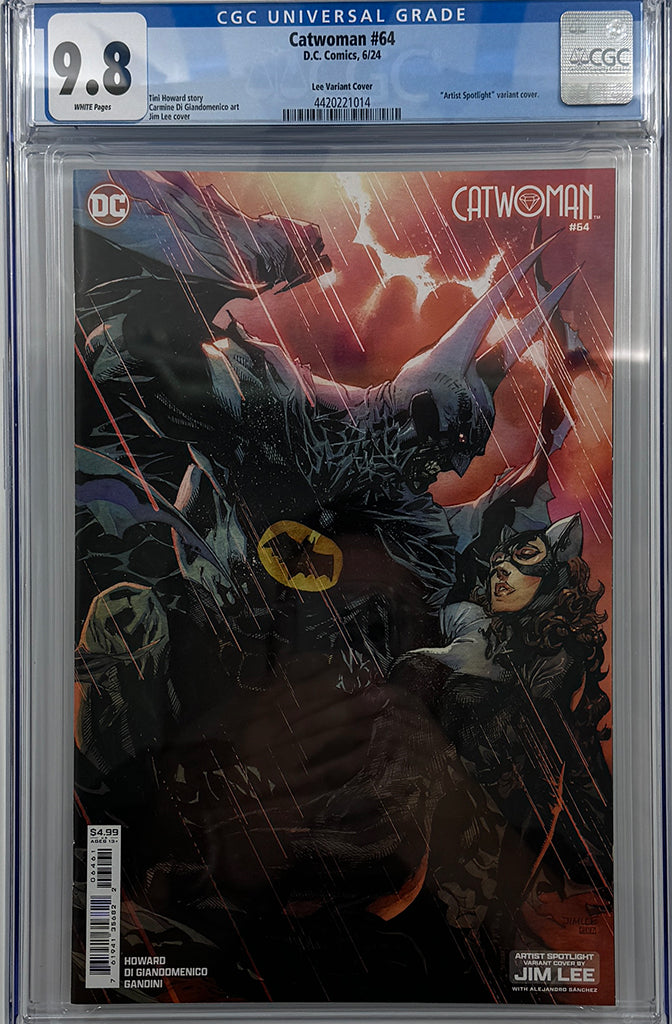 CATWOMAN #64 | CVR D JIM LEE ARTIST SPOTLIGHT CARD STOCK VARIANT | CGC 9.8