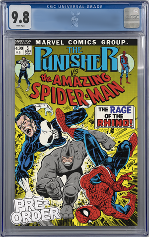 Punisher vs. Spider-Man #3 Erik Larsen Variant | CGC 9.8 | Preorder