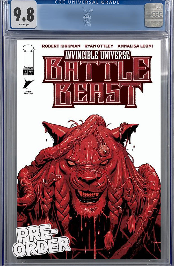 INVINCIBLE UNIVERSE BATTLE BEAST #1 10TH PTG CVR I BEN STENBECK VAR | CGC 9.8 | PREORDER
