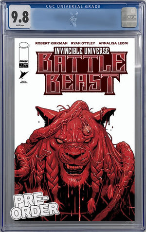 INVINCIBLE UNIVERSE BATTLE BEAST #1 10TH PTG CVR I BEN STENBECK VAR | CGC 9.8 | PREORDER