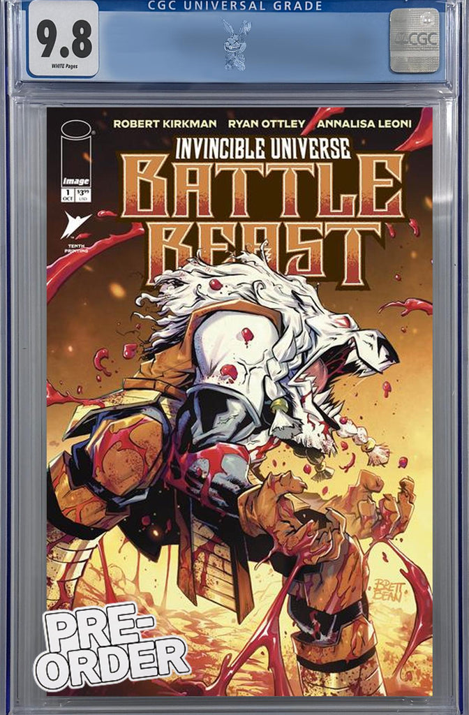 INVINCIBLE UNIVERSE BATTLE BEAST #1 10TH PTG CVR C BRETT BEAN VAR | CGC 9.8 | PREORDER
