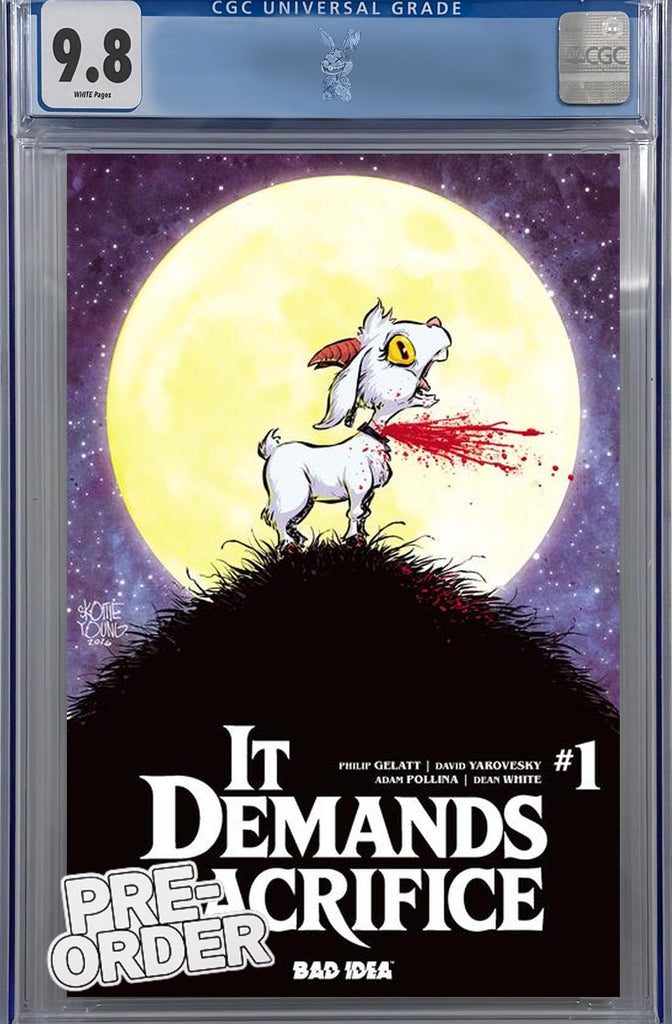 IT DEMANDS SACRIFICE #1 (OF 4) CVR D SKOTTIE YOUNG FOIL VAR | CGC 9.8 | PREORDER