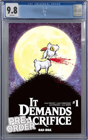 IT DEMANDS SACRIFICE #1 (OF 4) CVR D SKOTTIE YOUNG FOIL VAR | CGC 9.8 | PREORDER