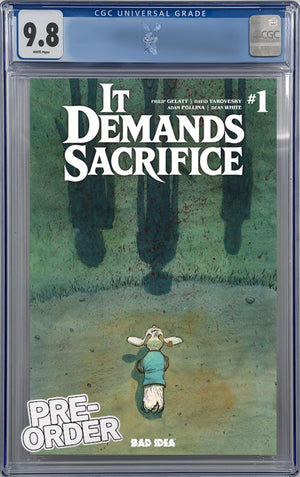 IT DEMANDS SACRIFICE #1 (OF 4) CVR C PATRICK HORVATH VAR | CGC 9.8 | PREORDER