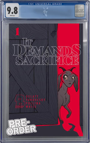 IT DEMANDS SACRIFICE #1 (OF 4) CVR B TONY FLEECS VAR | CGC 9.8 | PREORDER