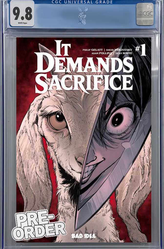 IT DEMANDS SACRIFICE #1 (OF 4) CVR A ADAM POLLINAR | CGC 9.8 | PREORDER