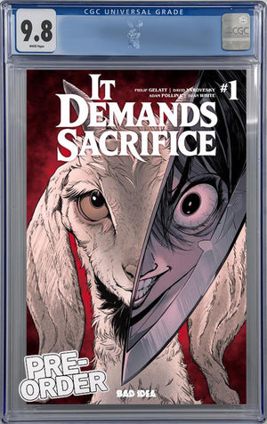 IT DEMANDS SACRIFICE #1 (OF 4) CVR A ADAM POLLINAR | CGC 9.8 | PREORDER