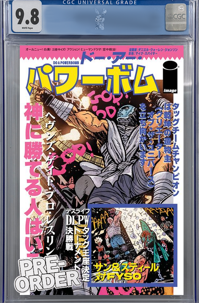 DO A POWERBOMB BLACK AND WHITE #3 CVR D ROE & SPICER CGC 9.8 | PREORDER