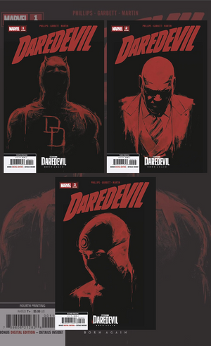 Daredevil #1,2,3 Marvel Television 4th 2nd 3rd Print | 3 Book Bundle