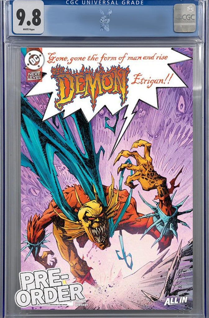 Demon #1 Cvr G Inc 1:25 John McCrea Var | CGC 9.8 | Preorder