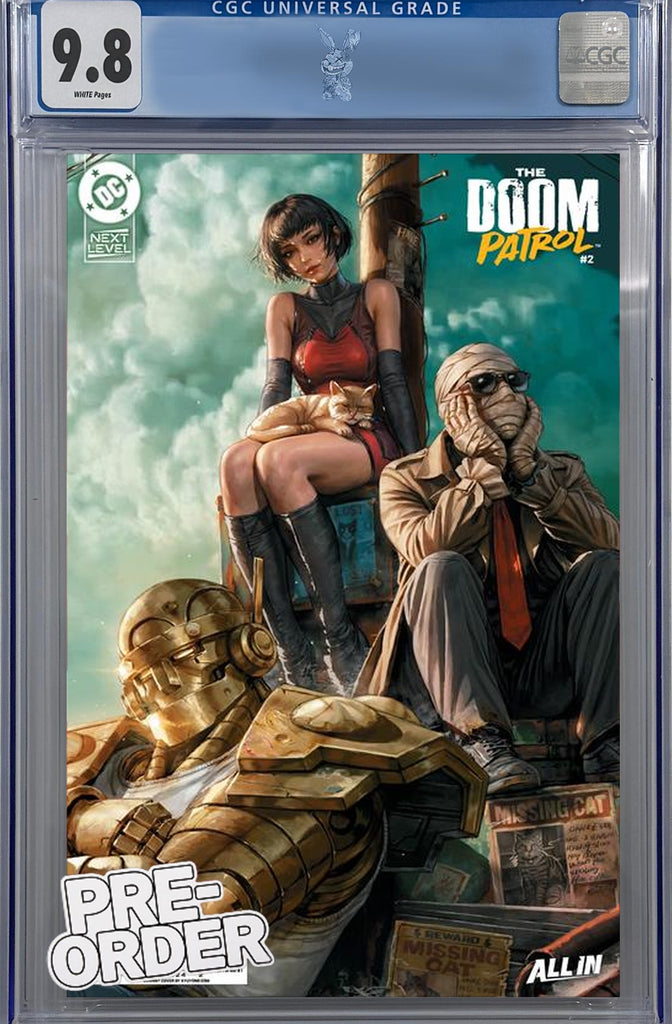 Doom Patrol #2 Cover B Kyuyong Eom Card Stock Variant CGC 9.8 pre-order