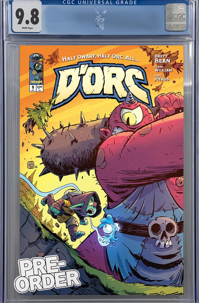 D'Orc #9 Cover B Derek Laufman Variant CGC 9.8 pre-order