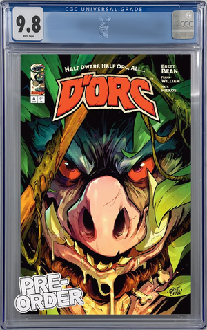D'ORC #8 Cvr A Brett Bean | CGC 9.8 | Preorder