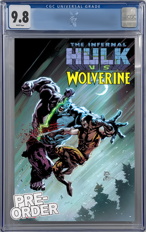 Infernal Hulk vs. Wolverine #1 Ryan Stegman Variant | CGC 9.8 | Preorder