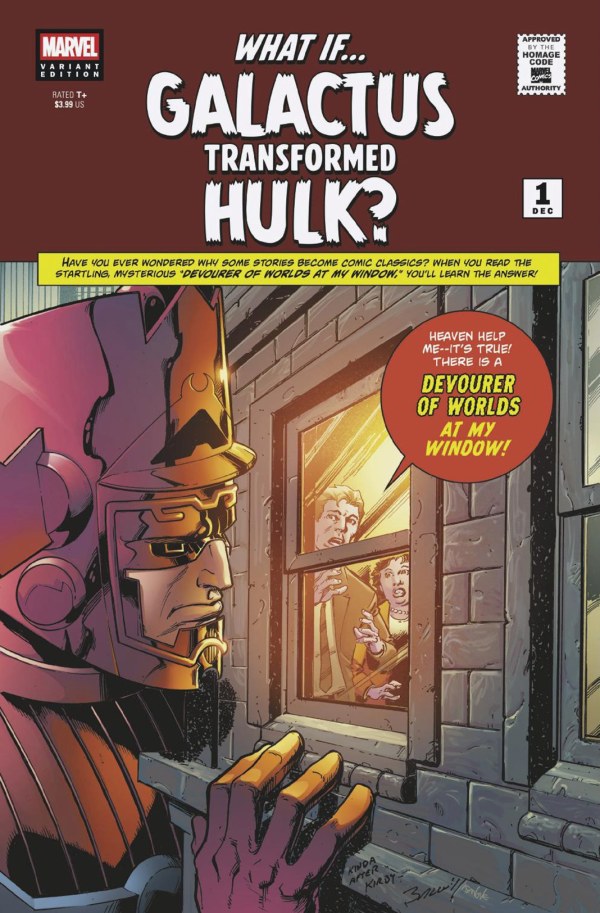 WHAT IF...? GALACTUS: GALACTUS TRANSFORMED HULK? #1 | MARK BAGLEY SCI-FI HOMAGE VARIANT