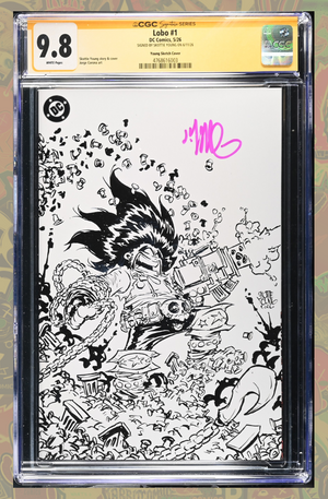 Lobo #1 | Skottie Young BW Sketch Variant | CGC SS 9.8