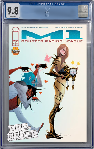 M1 Monster Racing League #4 Cvr B Jae Lee Witchblade Team Up Var | CGC 9.8 | Preorder