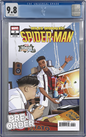 Miles Morales: Spider-Man #2 Nico Leon Tokon: Fighting Souls Variant | CGC 9.8 | Preorder