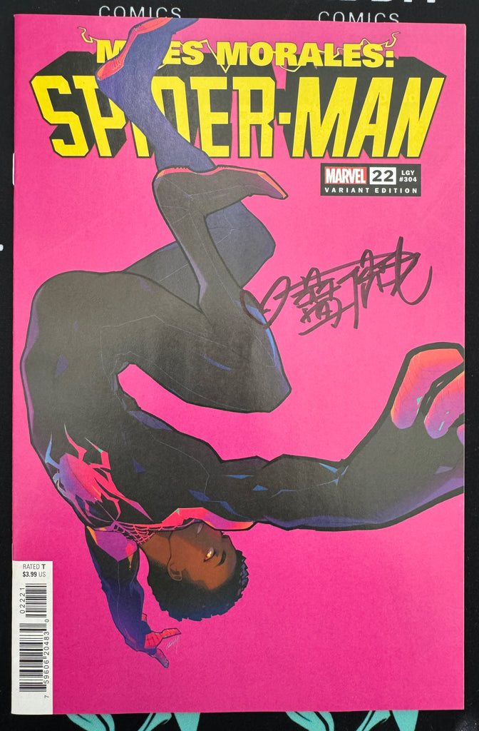 MILES MORALES: SPIDER-MAN #22 | ROSE BESCH VARIANT | SIGNED BY ROSE BESCH