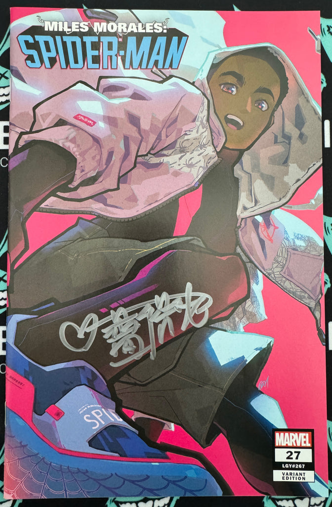 MILES MORALES: SPIDER-MAN #27 | ROSE BESCH VARIANT | SIGNED BY ROSE BESCH