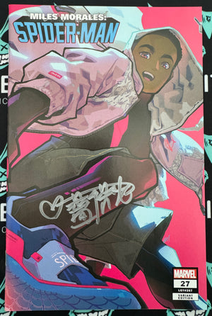 MILES MORALES: SPIDER-MAN #27 | ROSE BESCH VARIANT | SIGNED BY ROSE BESCH