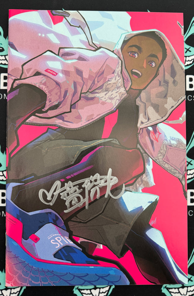 MILES MORALES: SPIDER-MAN #27 | ROSE BESCH VIRGIN VARIANT | SIGNED BY ROSE BESCH