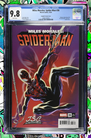 Miles Morales: Spider-Man #36 J. Scott Campbell Variant | CGC 9.8