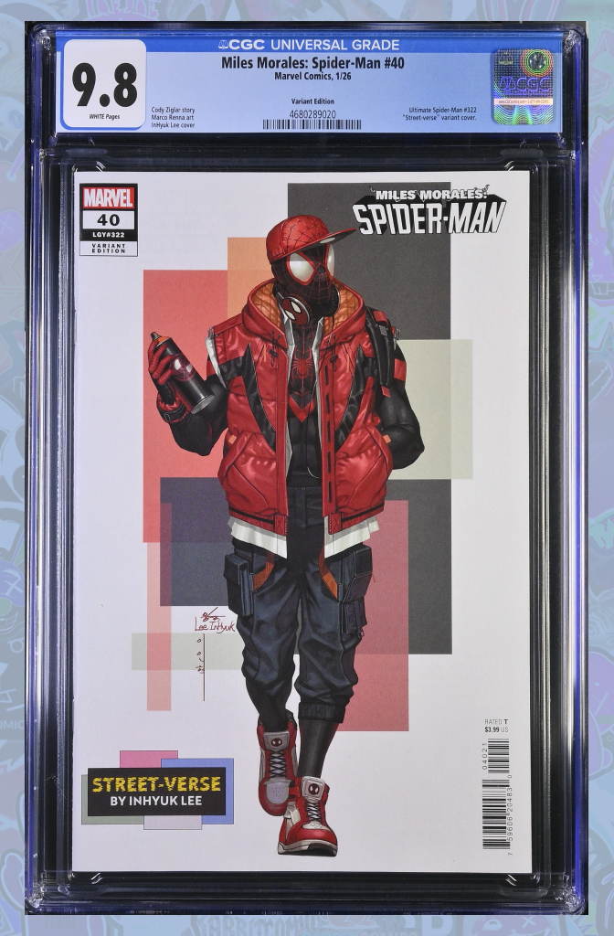 Miles Morales: Spider-Man #40  Inhyuk Lee Street Verse Variant  | CGC 9.8