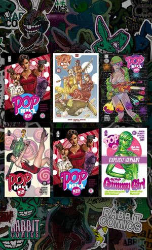 Pop Kill Big Candy #1 Cvr A, B, C, D, E, G | 6 Book Bundle