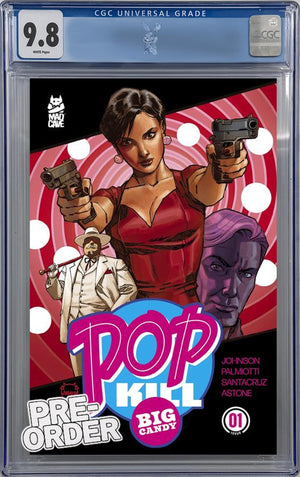 Pop Kill Big Candy #1 (of 4) Cvr E Dave Johnson Foil Var | CGC 9.8 | Preorder