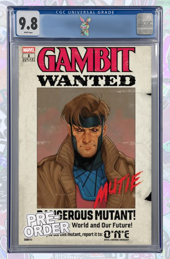 Gambit Wanted #1 Phil Noto B Variant | CGC 9.8 | PREORDER