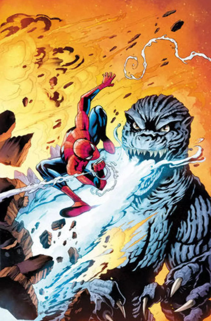 Godzilla vs. Spider-Man #1 | Chris Campana Full Art 1:100 Ratio Variant