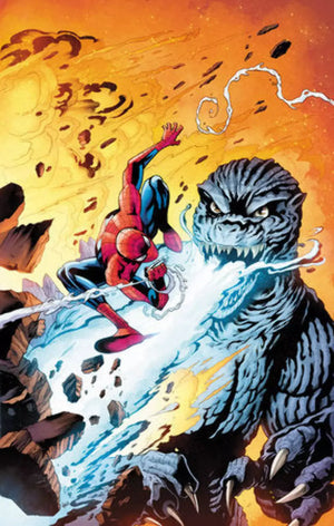 Godzilla vs. Spider-Man #1 | Chris Campana Full Art 1:100 Ratio Variant