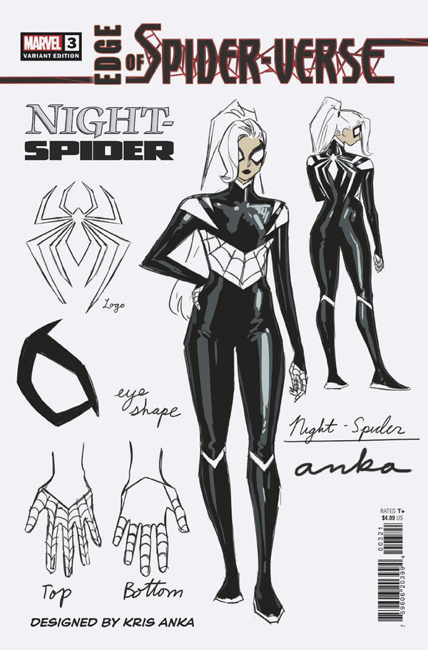 Edge of Spider-Verse #3 | Night-Spider Anka 1:10 Ratio Variant