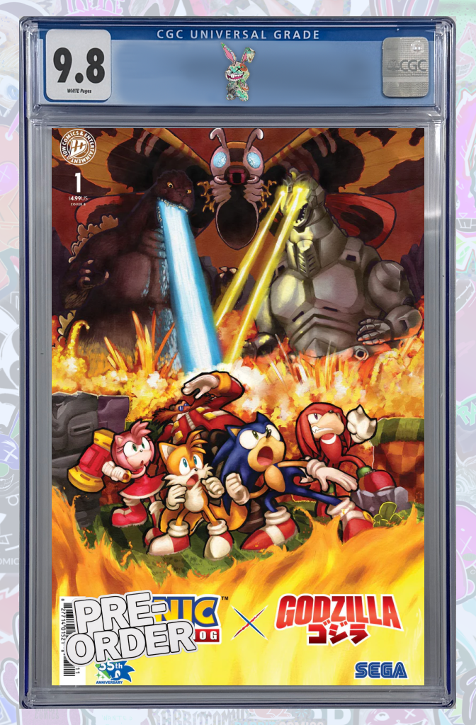Sonic the Hedgehog x Godzilla #1 Cover B (Fonseca) | CGC 9.8 | PREORDER