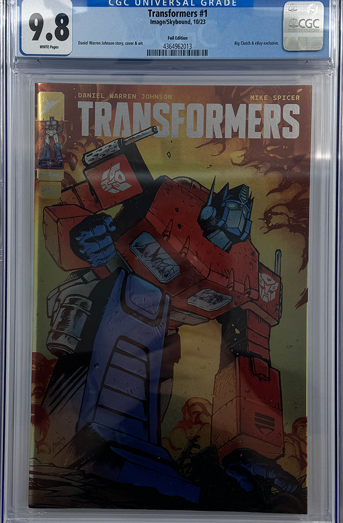 Transformers #1 | NYCC FOIL VARIANT | CGC 9.8