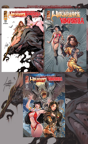 WITCHBLADE VAMPIRELLA #1 (ONE SHOT) | CVR A, B & C | 3 Book Bundle