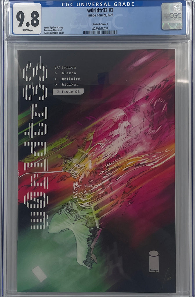 W0RLDTR33 #3 | CVR C 1:25 RATIO INCV CAMPBELL | CGC 9.8