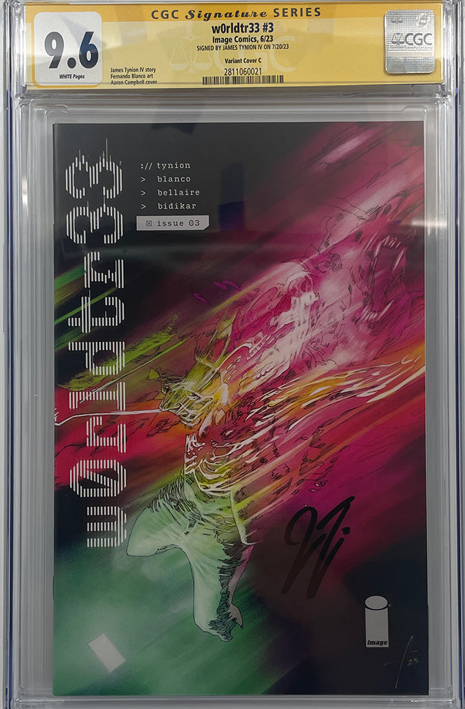 W0RLDTR33 #3 | CVR C 1:25 RATIO INCV CAMPBELL | CGC SS 9.6