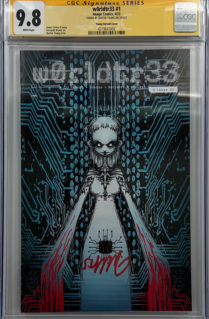 W0RLDTR33 #1 | Skottie Young Variant | CGC SS 9.8