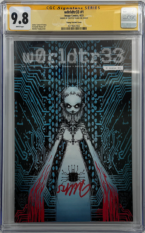 W0RLDTR33 #1 | Skottie Young Variant | CGC SS 9.8