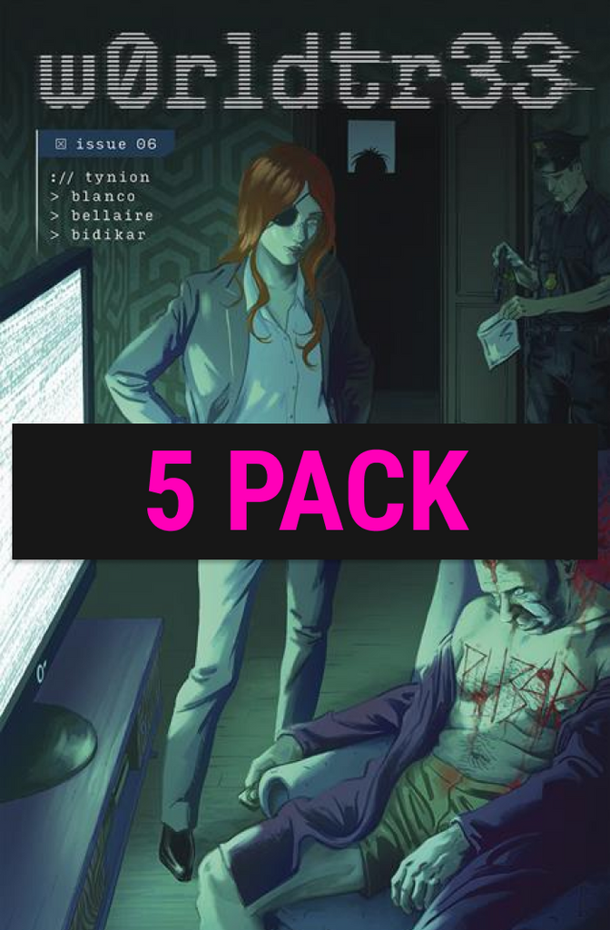 W0RLDTR33 #6 | COVER A BLANCO | 5-PACK | PRE-ORDER