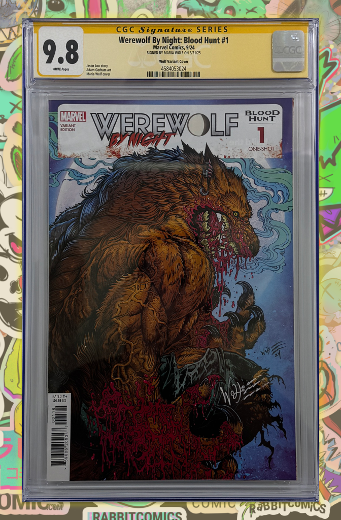 Werewolf by Night #1 | Maria Wolf Variant | SIGNED BY MARIA WOLF | CGC SS 9.8