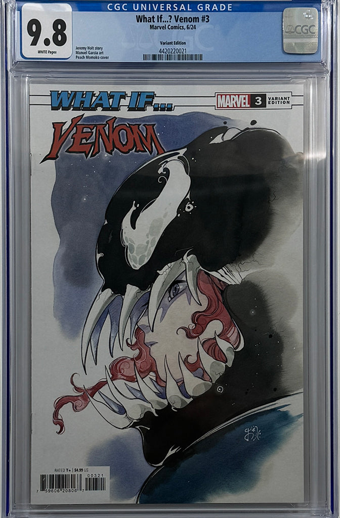 WHAT IF...? VENOM #3 | PEACH MOMOKO VARIANT | CGC 9.8