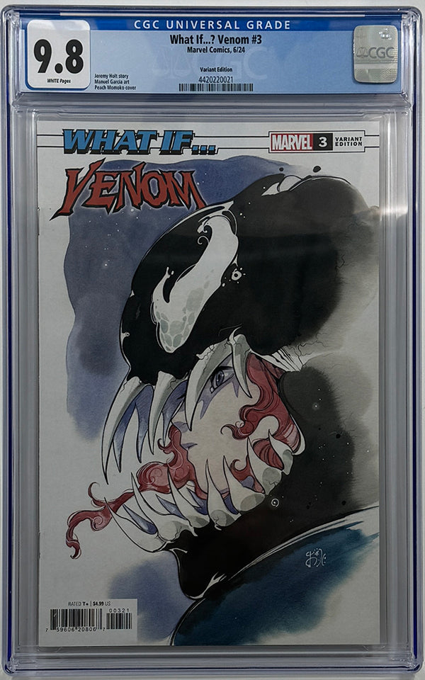 WHAT IF...? VENOM #3 | PEACH MOMOKO VARIANT | CGC 9.8