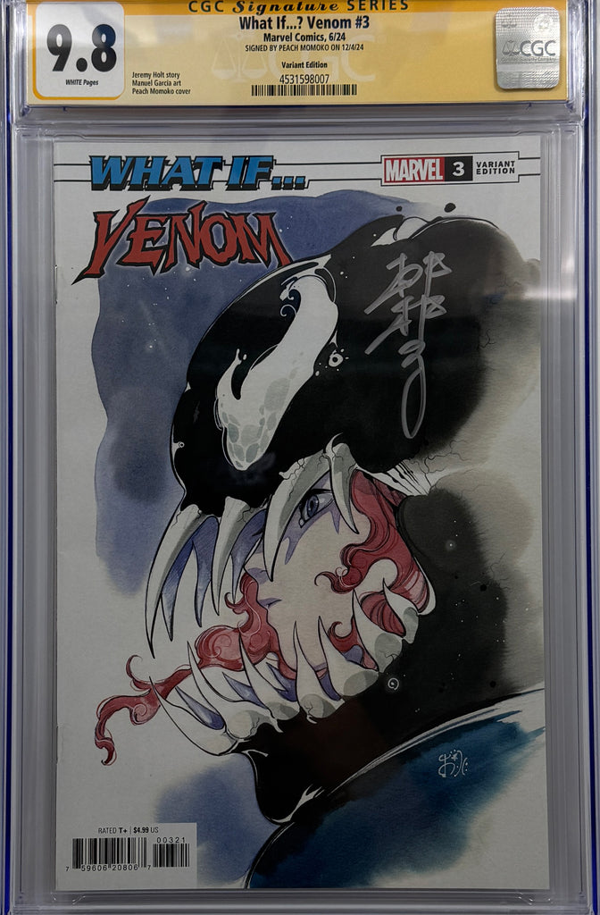 WHAT IF...? VENOM #3 | PEACH MOMOKO VARIANT | CGC SS 9.8