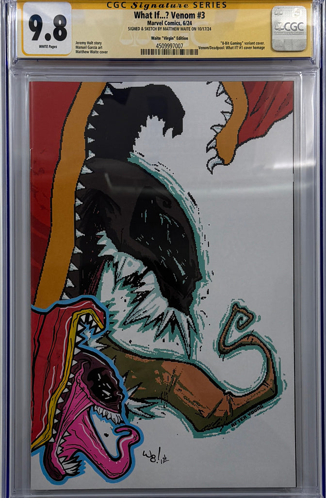 WHAT IF VENOM #3 | Matthew Waite Virgin Variant | CGC SS + REMARK 9.8