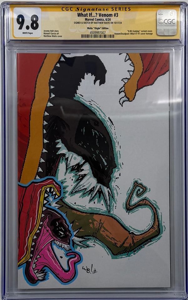 WHAT IF VENOM #3 | Matthew Waite Virgin Variant | CGC SS + REMARK 9.8