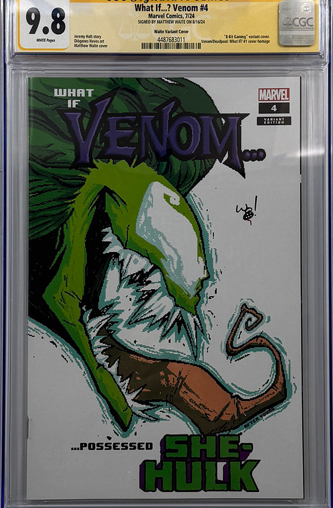 WHAT IF VENOM #4 | Matthew Waite Variant | CGC SS 9.8